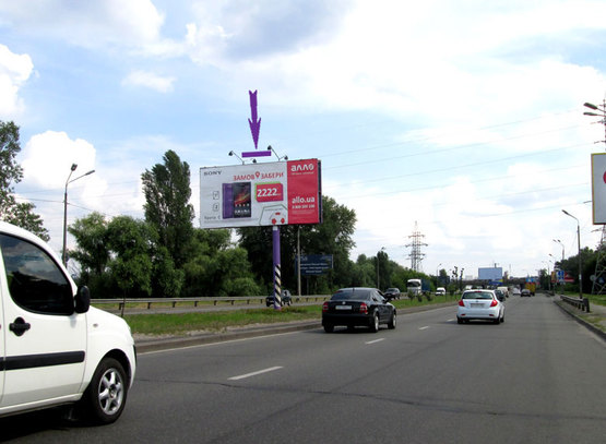 Фото рекламної площини за адресою вул. Богатирська у напрямку Петрівки (АЗС "Кло") Фото рекламної площини за адресою вул. Богатирська у напрямку Петрівки (АЗС "Кло")