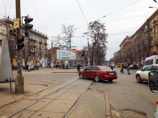 Фото рекламной плоскости по адресу пр-т. Д. Яворницького - вул. Пастера, призма/пр. К. Маркса - ул. Пастера, призма Фото рекламной плоскости по адресу пр-т. Д. Яворницького - вул. Пастера, призма/пр. К. Маркса - ул. Пастера, призма