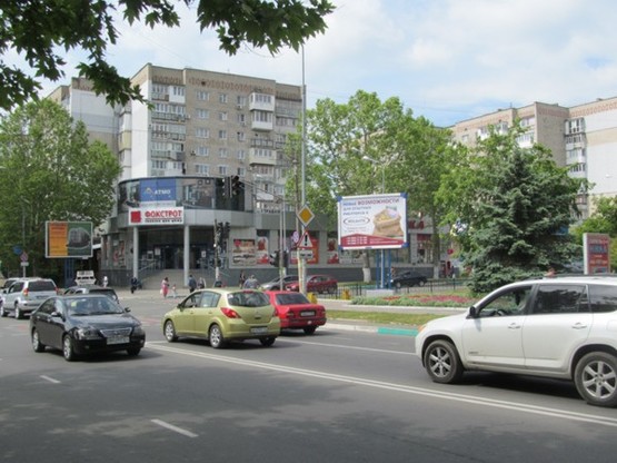 Фото рекламної площини за адресою перекрёсток пр.Мира, ул.1Мая, №36-А