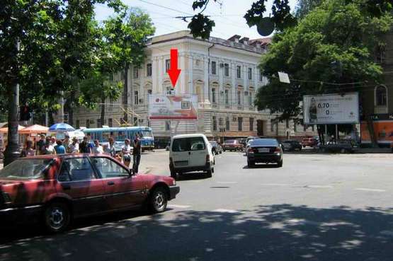 Фото рекламной плоскости по адресу Ришельевская -Пантелеймоновская ПРИЗМА (управление ж.д.)
