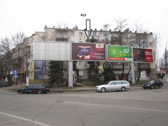 Фото рекламной плоскости по адресу Фонтанская дорога, 4а (Правая призма)