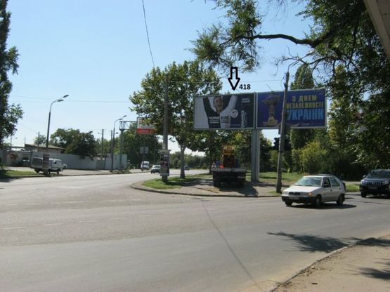 Фото рекламной плоскости по адресу ул. Краснова - ул. Артиллерийская (Артиллерийский парк) (Призма левая)