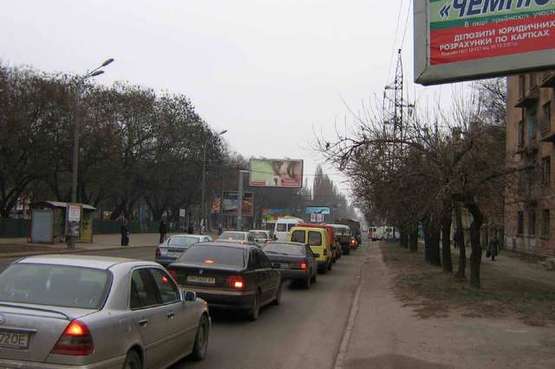 Фото рекламной плоскости по адресу ул. Краснова - пр-кт Адмиральский (школа) (Призма)
