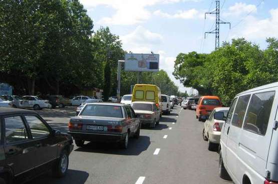 Фото рекламной плоскости по адресу ул. Малиновского, 61 (ГКБ) (Призма)