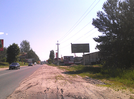 Фото рекламної площини за адресою ул.Чкалова, выезд на трассу Киев-Ковель