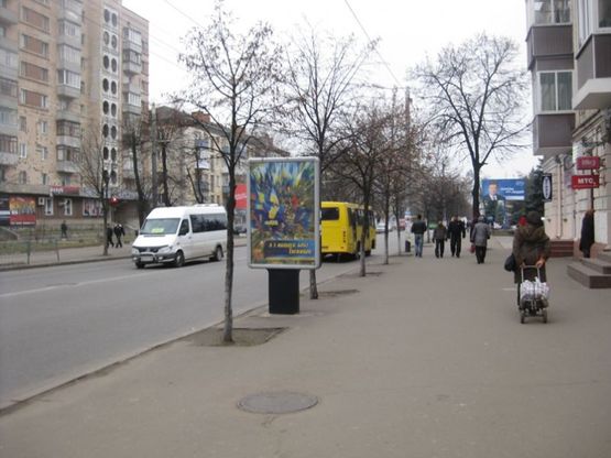 Фото рекламной плоскости по адресу ул. Киевская (остановка Шелушкова)