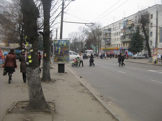 Фото рекламной плоскости по адресу ул. Бердичевская (м-т Фора,остановка Довженко)