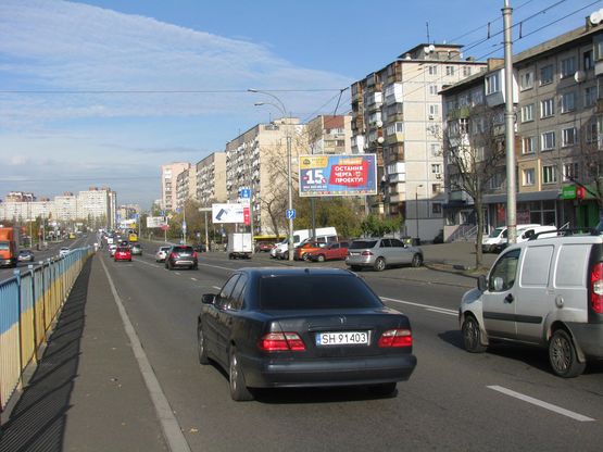 Фото рекламной плоскости по адресу Перова бул., 44 у напрямку пр. Шухевича Фото рекламной плоскости по адресу Перова бул., 44 у напрямку пр. Шухевича