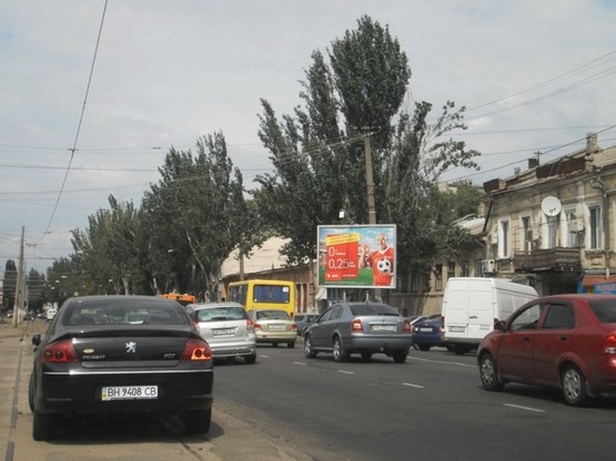 Фото рекламної площини за адресою Одария - Черноморского Козачества Фото рекламної площини за адресою Одария - Черноморского Козачества