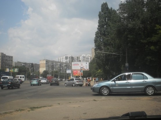 Фото рекламной плоскости по адресу Балковская - Олейника Фото рекламной плоскости по адресу Балковская - Олейника