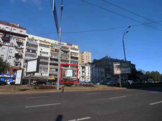 Фото рекламної площини за адресою Бассейная ул. / Эспланадная ул.