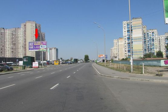 Фото рекламної площини за адресою Позняки, просп. П.Григоренко / 150 м. от перекрестка с  ул. А.Ахматовой Фото рекламної площини за адресою Позняки, просп. П.Григоренко / 150 м. от перекрестка с  ул. А.Ахматовой