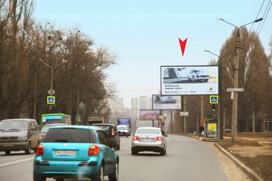 Фото рекламної площини за адресою Клочковская ул. - Казахстанская ул. в центр Фото рекламної площини за адресою Клочковская ул. - Казахстанская ул. в центр