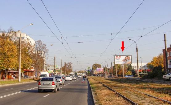 Фото рекламной плоскости по адресу Героев Сталинграда пр-т - Фонвизина ул., 10, из центра Фото рекламной плоскости по адресу Героев Сталинграда пр-т - Фонвизина ул., 10, из центра