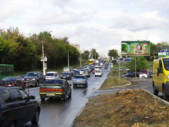 Фото рекламной плоскости по адресу Академика Павлова ул. - Ивана Зарудного ул., из центра Фото рекламной плоскости по адресу Академика Павлова ул. - Ивана Зарудного ул., из центра