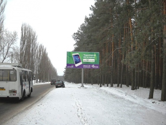 Фото рекламної площини за адресою дорога Черкассы-Канев (350м после ул. Карбышева в направлении Черкас)