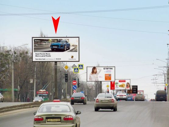 Фото рекламной плоскости по адресу Льва Ландау пр-т + Энергетическая ул., в центр Фото рекламной плоскости по адресу Льва Ландау пр-т + Энергетическая ул., в центр