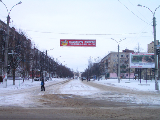 Фото рекламной плоскости по адресу Перекрёсток Карла Маркса-Коммунистическая