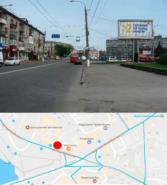 Фото рекламной плоскости по адресу ул.Киевская-подъезд к пл.героев Чернобыля Фото рекламной плоскости по адресу ул.Киевская-подъезд к пл.героев Чернобыля