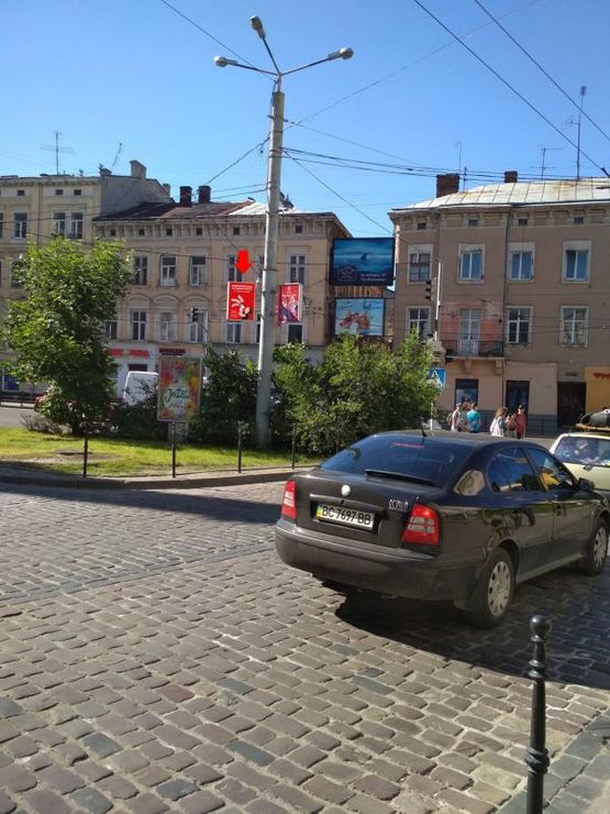 Фото рекламной плоскости по адресу пр. пр.Свободи