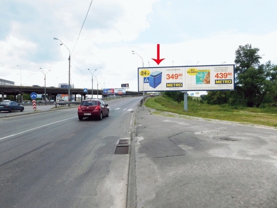 Фото рекламної площини за адресою Московский пр-т,к Вышгороду, к м. Оболонь (левый) Фото рекламної площини за адресою Московский пр-т,к Вышгороду, к м. Оболонь (левый)