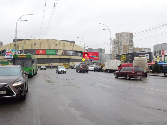 Фото рекламної площини за адресою Героев Днепра ул. 43-В Фото рекламної площини за адресою Героев Днепра ул. 43-В