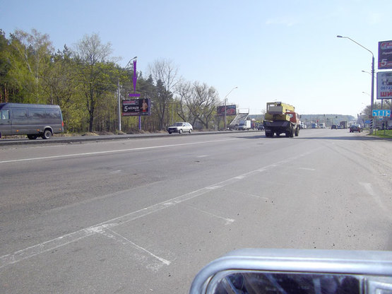 Фото рекламної площини за адресою Житомирская трасса 20км. - Стоянка - в направлении Киева