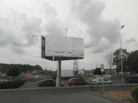 Фото рекламной плоскости по адресу вул.Матросова. біля с-ту "Барва" (в'їзд в місто)