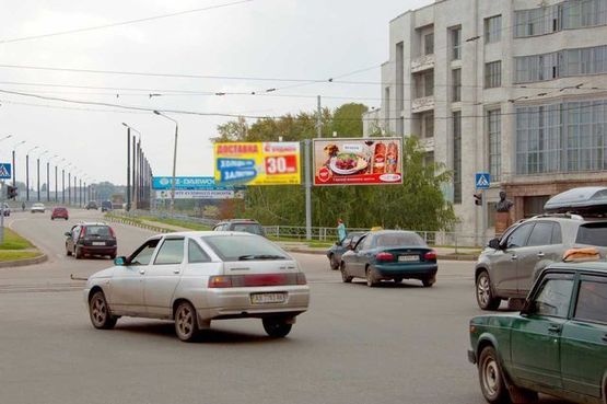 Фото рекламної площини за адресою Большая Панасовская ул.- ДК "Железнодорожников" (правый) Фото рекламної площини за адресою Большая Панасовская ул.- ДК "Железнодорожников" (правый)