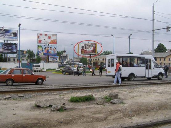 Фото рекламної площини за адресою Городоцька К9  ( напроти привокзального ринку, до центру) Фото рекламної площини за адресою Городоцька К9  ( напроти привокзального ринку, до центру)