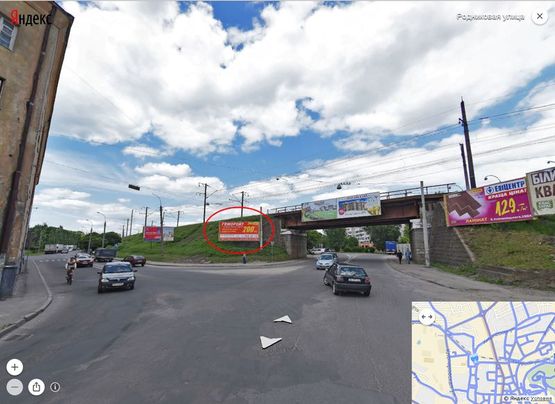 Фото рекламной плоскости по адресу Джерельна (тунель, лівий) ТЦ "Антей"