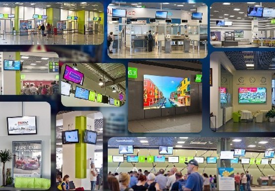 Фото рекламной плоскости по адресу Терминалы аэропорта "Киев" А,B,D (VW165", VW110", STV40"-16,STV55"-5) Фото рекламной плоскости по адресу Терминалы аэропорта "Киев" А,B,D (VW165", VW110", STV40"-16,STV55"-5)