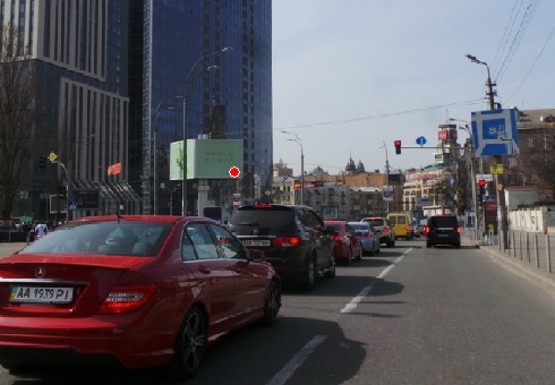 Фото рекламної площини за адресою Леси Украинки б-р - Бассейная ул. - Мечникова ул.