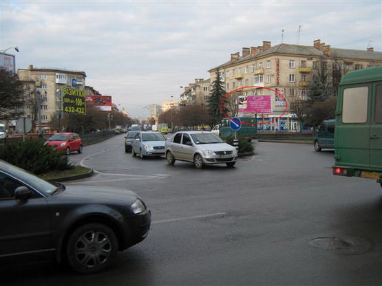 Фото рекламной плоскости по адресу Незалежності - пр. Миру ст А