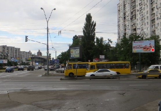 Фото рекламної площини за адресою Оболонский пр. - Малиновского ул.