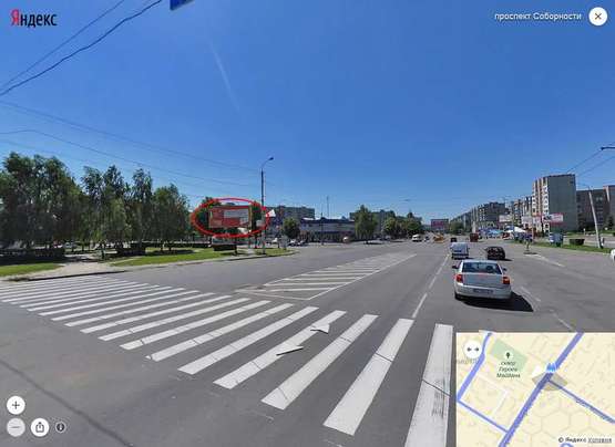 Фото рекламної площини за адресою Соборності - пр. Молоді Фото рекламної площини за адресою Соборності - пр. Молоді