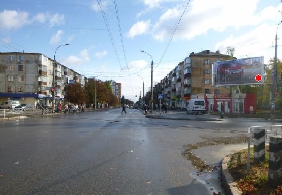 Фото рекламной плоскости по адресу Победы пр. - Жабинского ул.