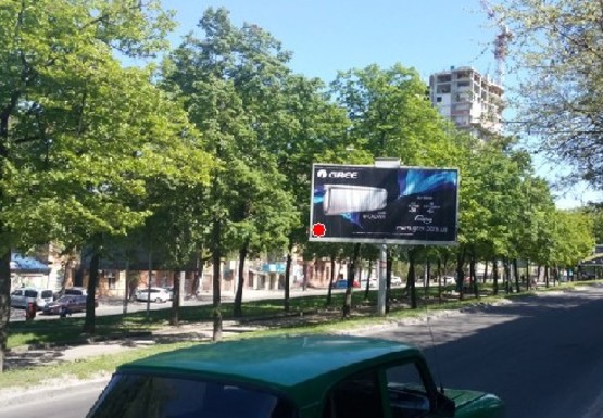 Фото рекламной плоскости по адресу Святослава Храброго., 11 -  Сечевых Стрельцов ул.