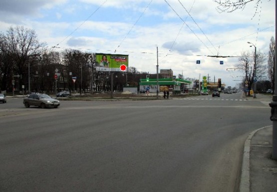 Фото рекламной плоскости по адресу Московский пр. - Морозова ул. (из центра)
