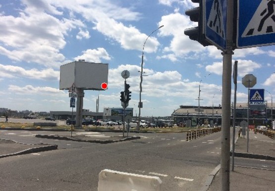 Фото рекламної площини за адресою Медовая ул., 2 Аэропорт "Киев"