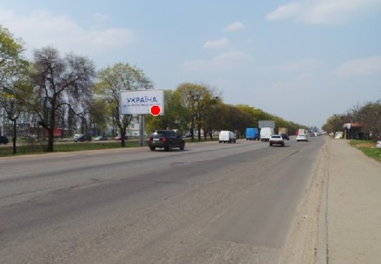 Фото рекламної площини за адресою Большая  Окружная дорога, угол Сергея Колоса ул. (на розделителе)