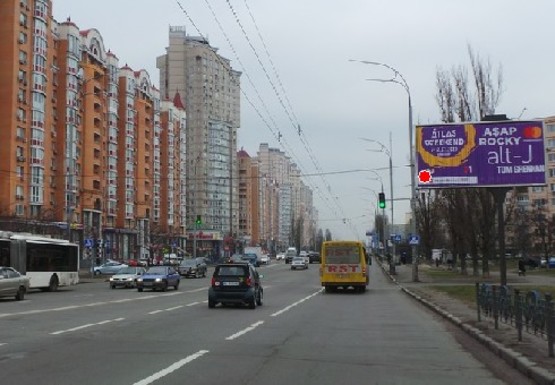 Фото рекламной плоскости по адресу Героев Сталинграда пр., 11