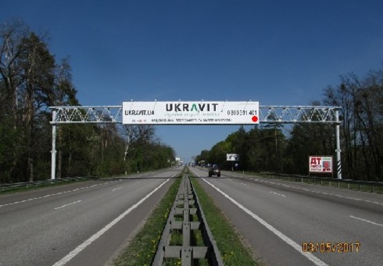 Фото рекламної площини за адресою Трасса M-06, Киев-Житомир, 28,200