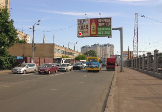 Фото рекламной плоскости по адресу Среднефонтанская ул. - Пироговская ул.