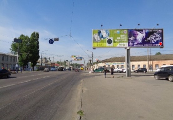 Фото рекламной плоскости по адресу Николаевская дорога, 225А - Лиманна ул.