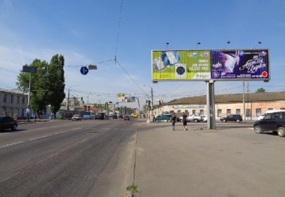 Фото рекламної площини за адресою Николаевская дорога, 225А - Лиманна ул.