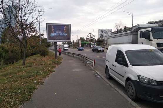 Фото рекламної площини за адресою Соборності просп. (Возз`єднання просп.), (Возз`єднання) (в направл. Ленинградской пл.)
