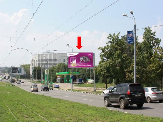 Фото рекламной плоскости по адресу Новый мост / Панасовский проезд, в сторону Южного вокзала