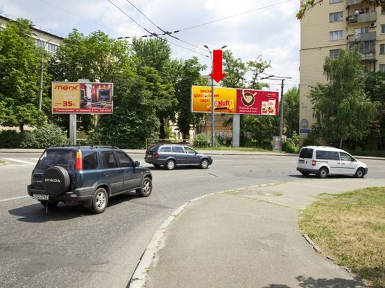 Фото рекламной плоскости по адресу Победы пр., 12, съезд с моста Воздухофлотского, левая Фото рекламной плоскости по адресу Победы пр., 12, съезд с моста Воздухофлотского, левая