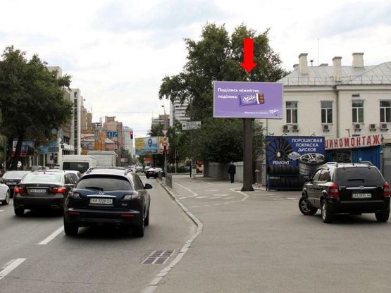 Фото рекламной плоскости по адресу Малевича ул. (бывш. Боженко ул.), 22, в сторону Федорова ул.
